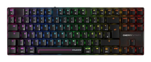 CHERRY MX 8.2 Pro TMR Wireless keyboard Gaming USB + RF Wireless + Bluetooth QWERTZ German Black