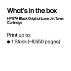 HP CF287A/87A Toner cartridge, 9K pages ISO/IEC 19752 for HP LaserJet M 506
