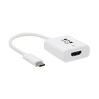 Tripp Lite U444-06N-HD8KW USB-C to HDMI Adapter (M/F) - 8K, HDR, 4:4:4, HDCP 2.3, White