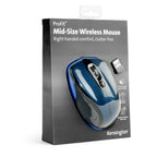 Kensington Pro Fit Mid-Size Wireless Mouse - Sapphire Blue