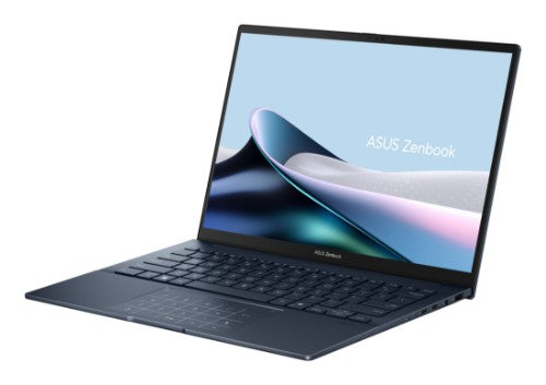 ASUS Zenbook 14 UX3405CA-QL619X Intel Core Ultra 7 255H Laptop 35.6 cm (14") WUXGA 32 GB LPDDR5x-SDRAM 512 GB SSD Wi-Fi 7 (802.11be) Windows 11 Home Blue QWERTY UK English