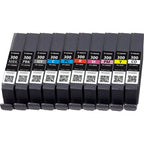 Canon 4192C008/PFI-300 Ink cartridge multi pack MBk,PBk,C,M,Y,PC,PM,R,Gy,CO Pack=10 for Canon IPF Pro 300
