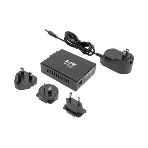 Tripp Lite N785-INT-SC-SM Gigabit Singlemode Fiber to Ethernet Media Converter, SC, 1310 nm, 20 km (12.4 mi.)