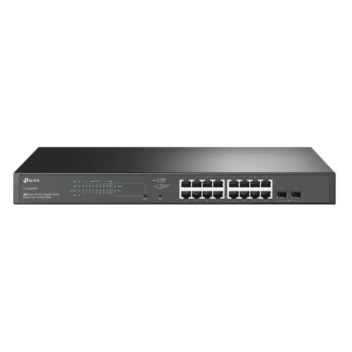 TP-Link JetStream 18-Port Gigabit Smart Switch with 16-Port PoE+