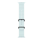 Apple 49mm Ice Blue Ocean Band - Black Titanium Finish