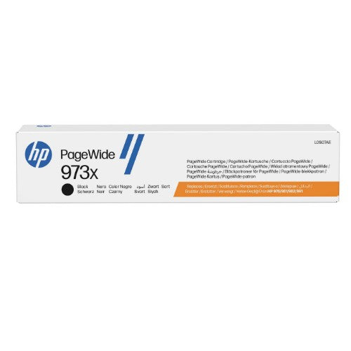 HP L0S07AE/973X Ink cartridge black, 10K pages ISO/IEC 24711 182.5ml for HP PageWide P 55250/Pro 452/Pro 477