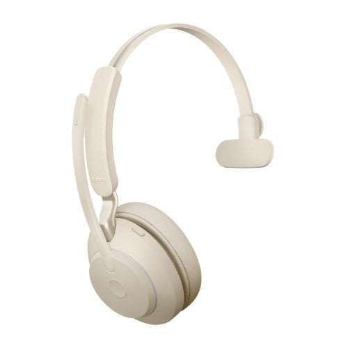 Jabra Evolve2 65 USB-A UC Chrg stand Mono - Beige