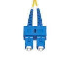 StarTech.com 10m (32.8ft) SC to SC (UPC) OS2 Single Mode Duplex Fiber Optic Cable, 9/125µm, 40G/100G Zipcord, Bend Insensitive, Low Insertion Loss - LSZH Fiber Jumper Cord