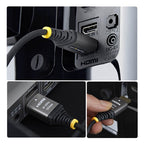 StarTech.com 2m (6ft) Premium Certified High Speed HDMI Cable, Ultra Flexible HDMI Cable, 4K 60Hz/1440p 144Hz w/HDR10/ARC, 18Gbps, High Flex Braided HDMI Cord