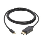 Tripp Lite U444-006-DP-BD USB-C to DisplayPort Bi-Directional Active Adapter Cable (M/M), 4K 60 Hz, HDR, Locking DP Connector, 6 ft. (1.8 m)