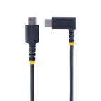 StarTech.com 3ft (1m) USB-C Fast Charging Cable, Rugged, Right-Angled, Charge & Sync, 60W (3A) PD, USB 2.0, TPE Jacket and Aramid Fiber - USB C Charging Cord