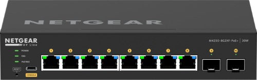 NETGEAR 8x1G PoE+ 220W and 2xSFP+ Managed Switch