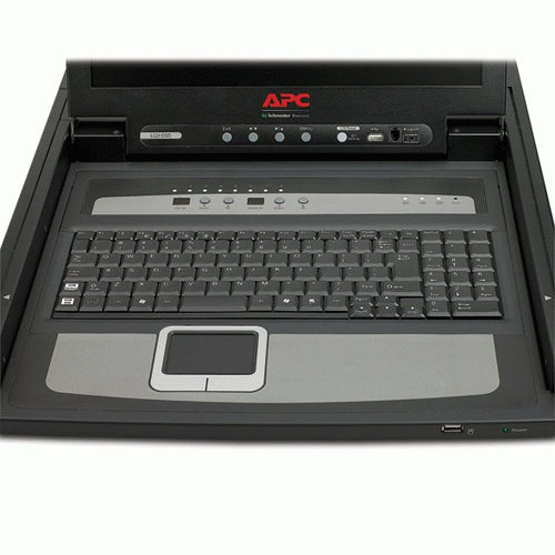 APC 17" Rack LCD Console with Integrated 8 Port Analog KVM Switch