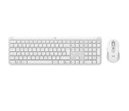 Logitech 920-012598 keyboard Mouse included Office RF Wireless + Bluetooth QWERTY UK English White
