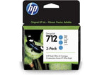 HP 3ED77A/712 Ink cartridge cyan multi pack 29ml Pack=3 for HP DesignJet T 200