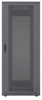 Intellinet 19" Server Cabinet - Free Standing, 47U, 800x1200mm (width x depth), Black, Flatpack, Max 1500kg, Multi-Point Door Lock, One Lock Per Side Panel, Usable Depth 123 to 973mm, IP20 rated, Rack, Steel