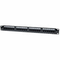 Intellinet Patch Panel, Cat6, UTP, 24-Port, 1U, Black