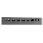 StarTech.com Universal Laptop Docking Station, Hybrid USB-C & USB-A Dock, Dual 4K DP & HDMI, 100W PD, Mac / Windows / Chrome OS, 4x USB 5Gbps Hub, GbE