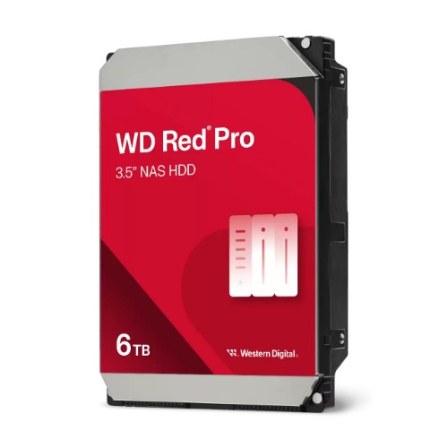 Western Digital Red Pro internal hard drive 6 TB 7200 RPM 256 MB 3.5" Serial ATA