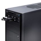 StarTech.com 4-Bay Backplane for U.2 Drives, Fits in a 5.25inch Bay, Quad-Bay Mobile Rack Enclosure for 2.5inch U.2 (SFF-8639) HDD/SSDs, Includes Mini-SAS HD Cables and Removeable Trays - Backplane with Fans