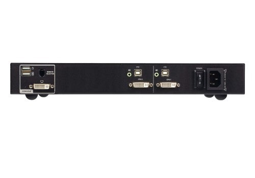 ATEN CS1182D4 KVM switch Rack mounting Black