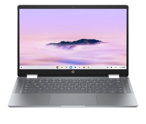 HP Chromebook x360 14b-cd0009nax Intel® Core™ i3 i3-N305 35.6 cm (14") Touchscreen Full HD 8 GB LPDDR5-SDRAM Wi-Fi 6 (802.11ax) ChromeOS Silver