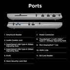 HP ZBook Fury G11 Intel® Core™ i7 i7-14700HX Mobile workstation 40.6 cm (16") WUXGA 32 GB DDR5-SDRAM 1 TB SSD NVIDIA RTX 1000 Ada Wi-Fi 7 (802.11be) Windows 11 Pro AI Workstation, AI PC Silver