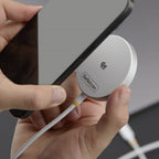 StarTech.com Qi2.2 Certified 25W Magnetic Wireless Charging Pad with 6.6ft (2m) USB-C Tethered Cable, MagSafe Compatible for iPhone 17/16 Pro/Pro Max, White