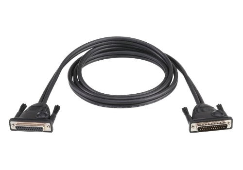 ATEN 2L-2715 serial cable Black 15 m DB-25 Male DB-25 Female