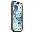 Apple iPhone 15 FineWoven Case with MagSafe - Taupe