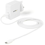 StarTech.com USB C Wall Charger - USB C Laptop Charger 60W PD - 6ft/2m Cable - Universal Compact Type C Power Adapter - Dell XPS/Lenovo X1 Carbon/HP EliteBook/MacBook - USB IF/CE Certified