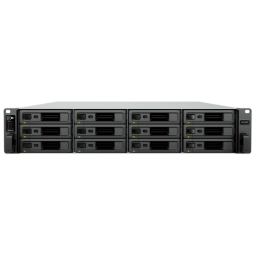 Synology RX1225RP disk array Rack (2U) Black, Silver