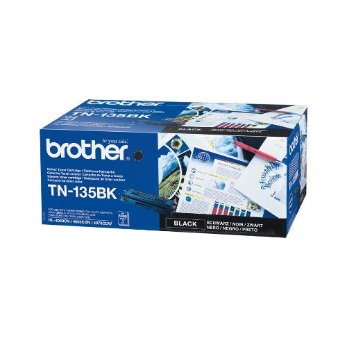 Brother TN-135BK Toner black high-capacity, 5K pages ISO/IEC 19798 for Brother HL-4040 CN