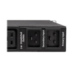 Eaton PDUMH20HVATNET 3.8kW Single-Phase Switched Automatic Transfer Switch PDU, Two 200-240V C20 Inlets, 8 C13 & 2 C19 Outputs, 1U, TAA