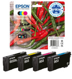 Epson C13T09Q64010/503 Ink cartridge multi pack Bk,C,M,Y 210pg + 3x165pg Pack=4 for Epson XP-5200