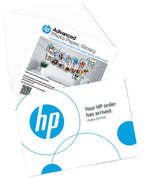 HP Advanced Photo Paper, Glossy, 65 lb, 5 x 5 in. (127 x 127 mm), 20 sheets