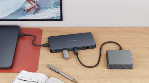 Targus HyperDrive Next Wired USB 3.2 Gen 2 (3.1 Gen 2) Type-C Blue