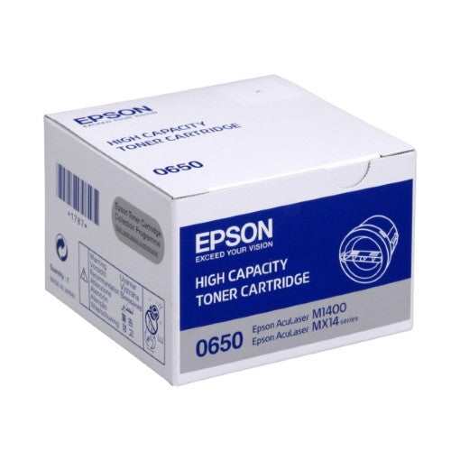 Epson C13S050650/0650 Toner cartridge black, 2K pages ISO/IEC 19798 for Epson AcuLaser M 1400