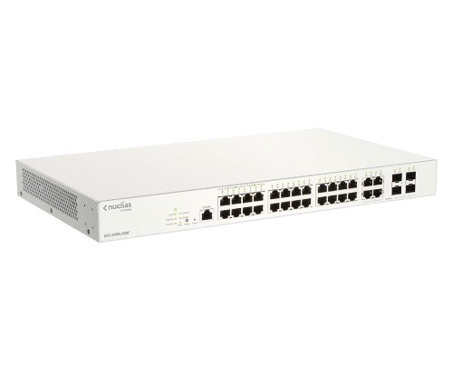 D-Link 28-Port Gigabit PoE+ Nuclias Smart Managed Switch including 4x 1G Combo Ports, 370W