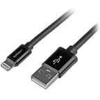 StarTech.com 2 m (6 ft.) USB to Lightning Cable - Long iPhone / iPad / iPod Charger Cable - Lightning to USB Cable - Apple MFi Certified - Black