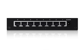 Linksys LGS108-UK network switch Unmanaged Gigabit Ethernet (10/100/1000) Black