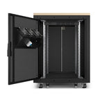 APC NetShelter Soundproof, 17U, Server Rack Enclosure, 230V, Maple