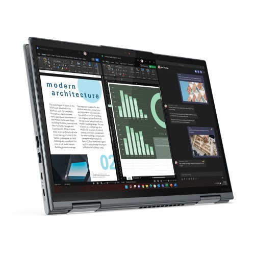 Lenovo ThinkPad X1 Yoga Gen 8 Intel® Core™ i5 i5-1335U Hybrid (2-in-1) 35.6 cm (14") Touchscreen WUXGA 16 GB LPDDR5-SDRAM 256 GB SSD Wi-Fi 6E (802.11ax) Windows 11 Pro UK English Grey