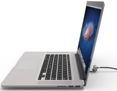 Compulocks Blade Universal Lock Slot Adapter with Keyed Cable Lock Black