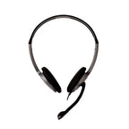 V7 HA212-2EP headphones/headset Wired Head-band Calls/Music Black, Silver