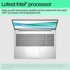 HP ProBook 460 G11 Intel Core Ultra 5 125U Laptop 40.6 cm (16") WUXGA 16 GB DDR5-SDRAM 256 GB SSD Wi-Fi 6E (802.11ax) Windows 11 Pro AI PC Silver