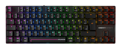 CHERRY MX 8.2 Pro TMR Wireless keyboard Gaming USB + RF Wireless + Bluetooth QWERTZ German Black