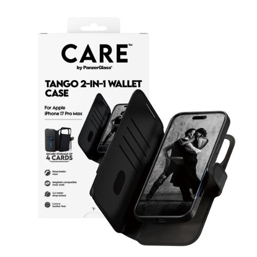 PanzerGlass CARE by ® Feature Case Tango Two-in-One Wallet w. MagSafe iPhone 17 Pro Max