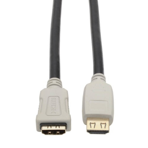 Tripp Lite P569-006-2B-MF High-Speed HDMI Extension Cable (M/F) - 4K 60 Hz, HDR, 4:4:4, Gripping Connector, 6 ft.