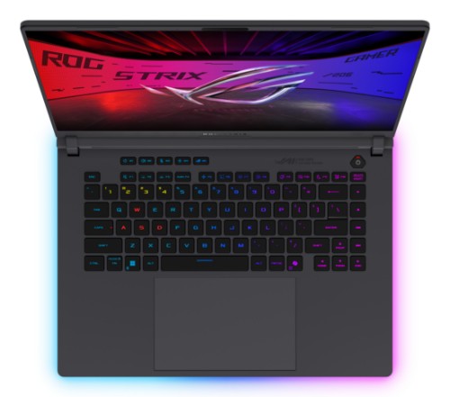 ASUS ROG Strix G16 G615LW-S5007W laptop Intel Core Ultra 9 275HX 40.6 cm (16") WQXGA 32 GB DDR5-SDRAM 1 TB SSD NVIDIA GeForce RTX 5080 Wi-Fi 7 (802.11be) Windows 11 Home Black, Grey